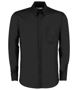 Kustom Kit K184 Long Sleeve Slim Fit Workwear Oxford Shirt